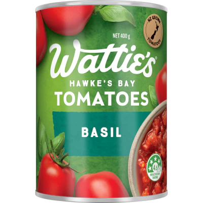 Wattie's Basil Tomatoes 400g