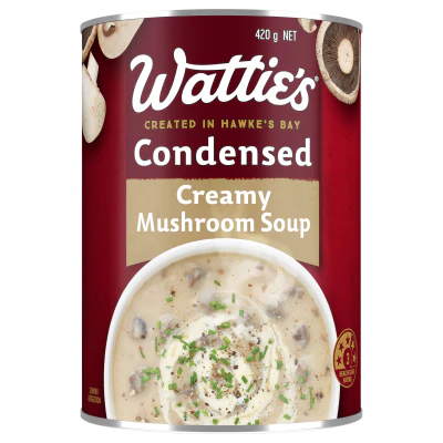 Wattie's Condensed Creamy Mushroom Soup 420g