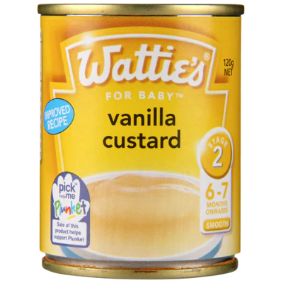 Wattie's For Baby Vanilla Custard 6-7 Months+ 120g