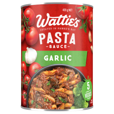 Wattie's Garlic Pasta Sauce 420g