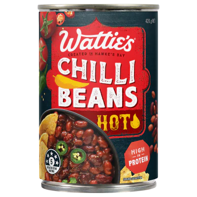 Wattie's Hot Chilli Beans 420g