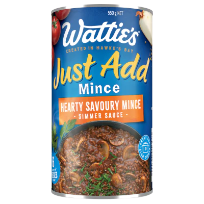 Wattie's Just Add Mince Hearty Savoury Simmer Sauce 550g