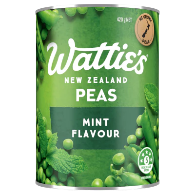 Wattie's Mint Flavour Peas 420g
