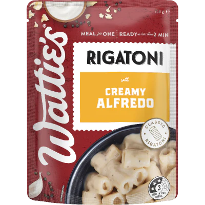 Wattie's Pasta Rigatoni Alfredo Sauce 350g