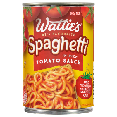 Wattie's Spaghetti In Tomato Sauce 300g