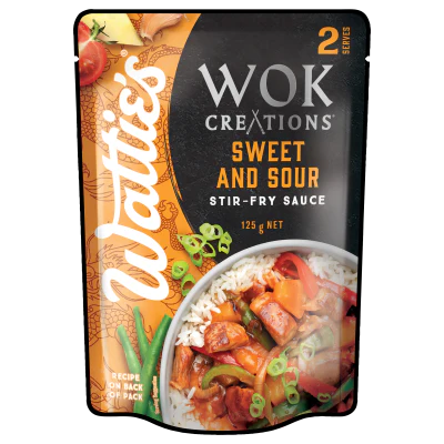 Wattie's Wok Creations Sweet & Sour Stir-Fry Sauce 125g
