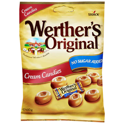 Werther's Classic Cream Candies Sugar Free 60g