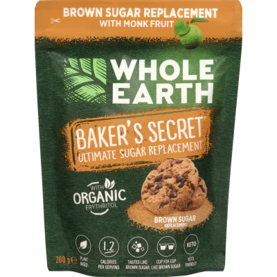 Whole Earth Monk Fruit Ultimate Brown Sugar Replacement 200g